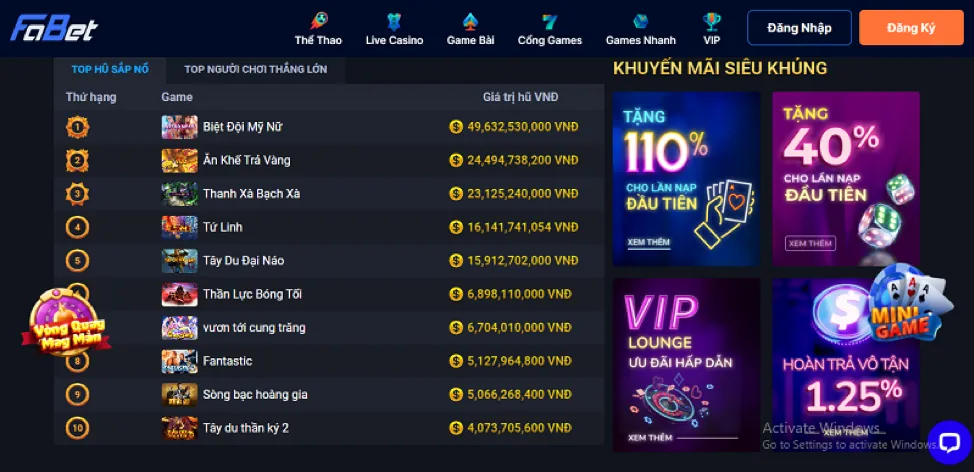 Kèo Rung live betting